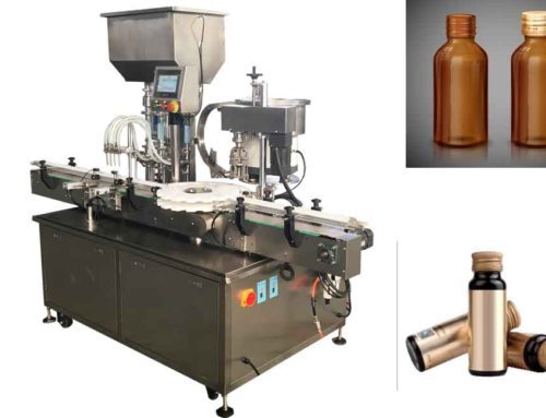 Oral Liquid Syrup Glass Roll Bottle Filling Capping Machine